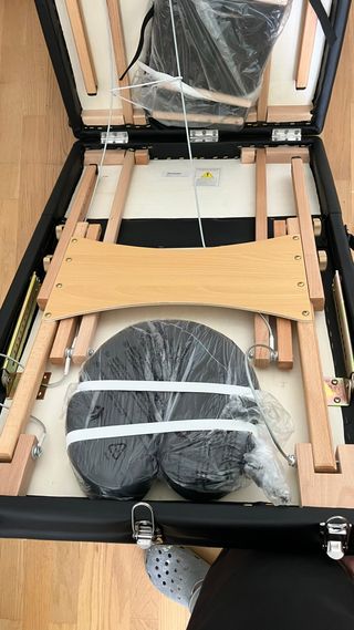 Camilla de masaje plegable negra