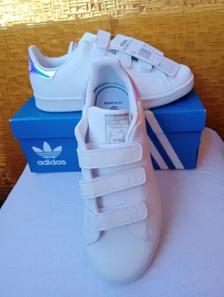 Adidas Stan Smith Velcro Blanco Multicolor