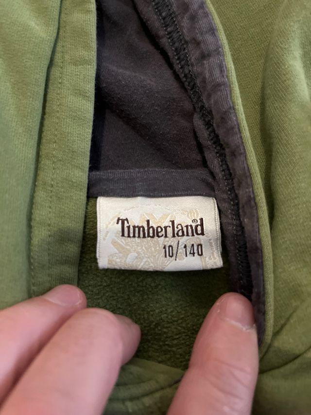 Felpa Timberland bambino verde