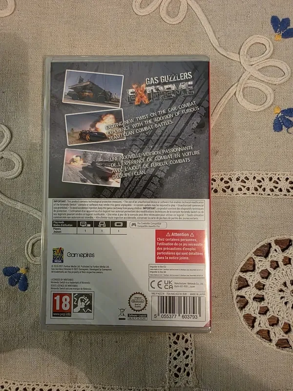 Gas Guzzlers Extreme - Nintendo Switch Novo Selado