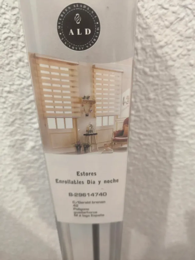 Cortina Noche y Día Gris 80x180cm