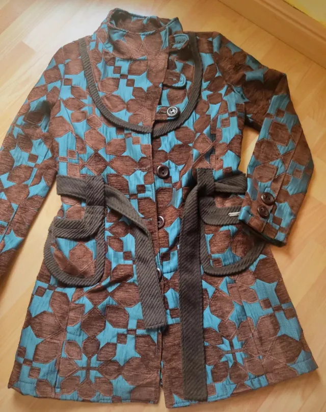 Conjunto abrigo y vestido