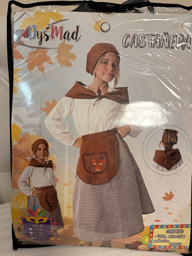 Disfraz Castañera Talla 6/9años