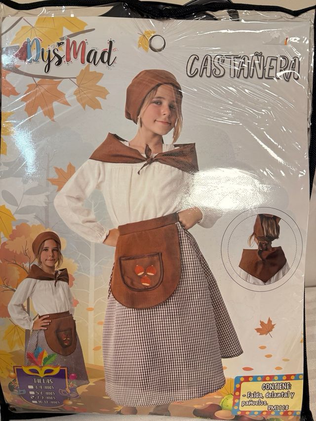 Disfraz Castañera Talla 6/9años