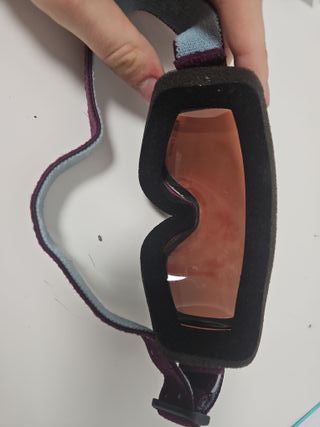 Gafas esquí Lugik Decathlon Morado tamaño infantil