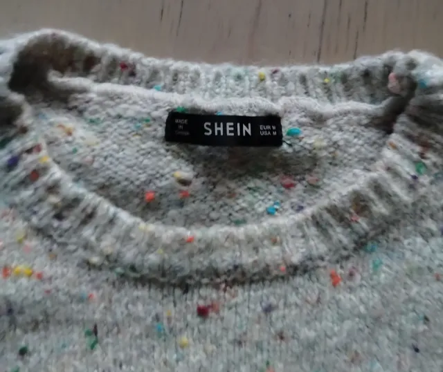 Jersey Shein multicolor mujer.