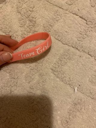 Pack 15 Pulseras Baby Shower Team Girl