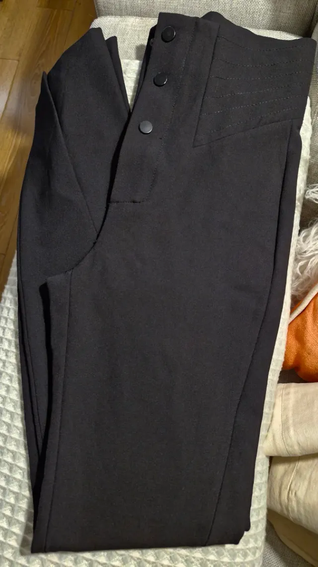 Pantalón vestir Zara Talla S Negro