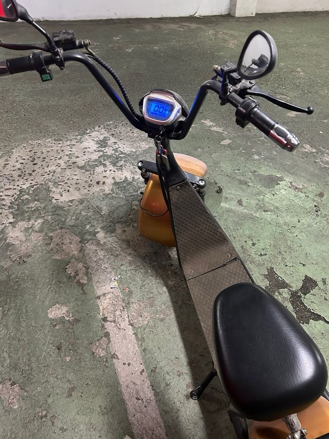 Citycoco Patinete Eléctrico Dorado