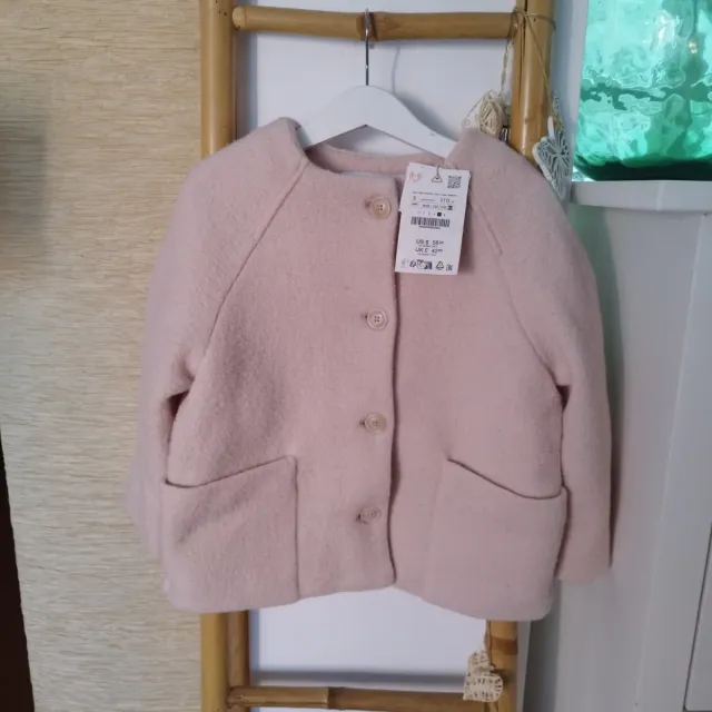 Abrigo Zara Lana Talla 5