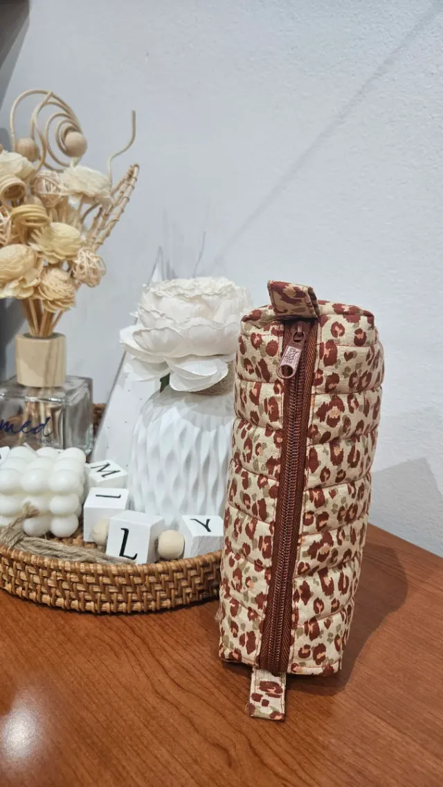 Estuche estampado animal print