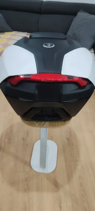 Top Case Yamaha Blanco Negro