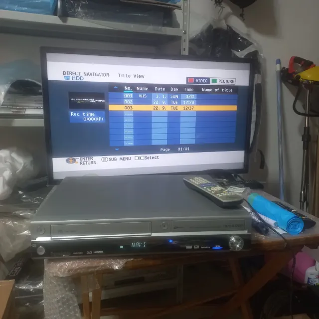 Videoregistratore DVD Panasonic DMR-EX95V VHS HDD