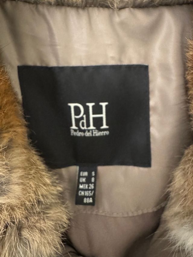 Plumas mujer PDH con cuello de pelo