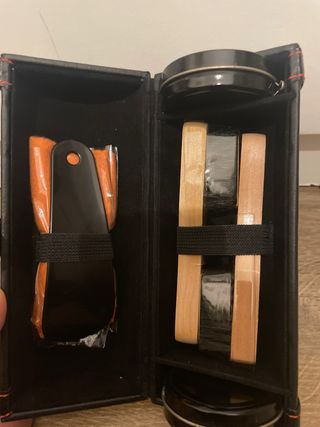 Set Limpieza Zapatos Chivas Negro