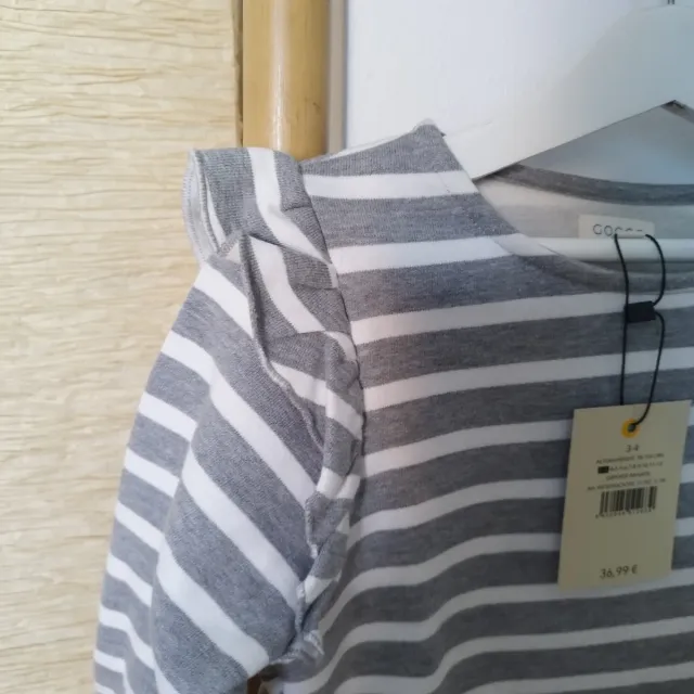 Sudadera Gocco niña rayas Talla 3/4