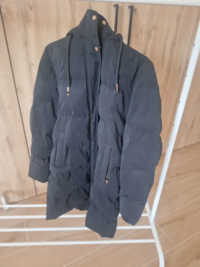 Anorak Zara Negro Talla M