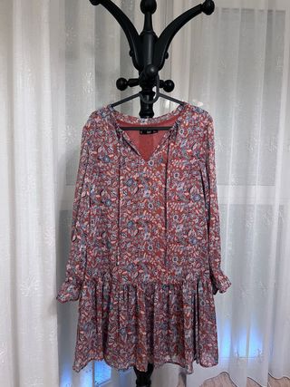 Vestido estampado Mango Talla XS