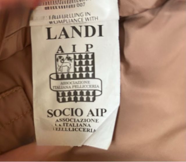 Chaqueta - chaleco Landi de piel