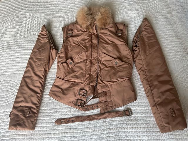 Chaqueta - chaleco Landi de piel