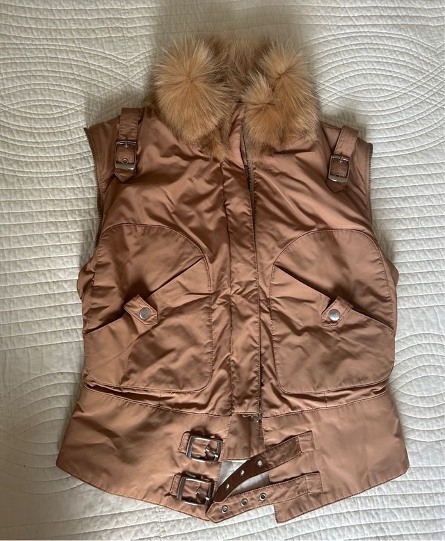 Chaqueta - chaleco Landi de piel