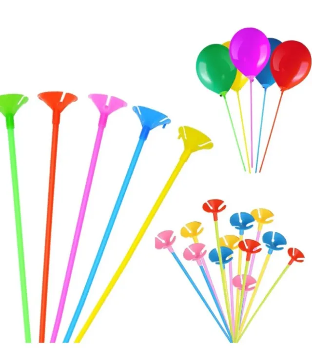 30 Soportes para globos de plástico