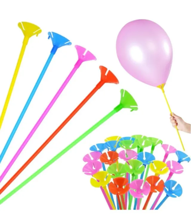 30 Soportes para globos de plástico