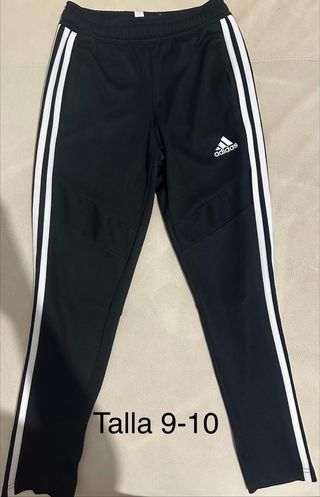 Pantalón chándal Adidas negro Talla 9-10
