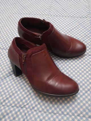 Botines Burdeos