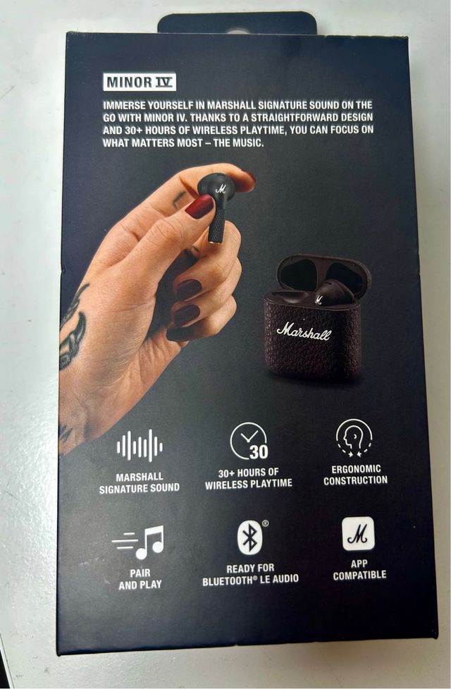 Auriculares Marshall Minor IV Bluetooth