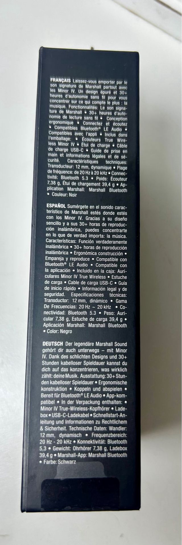 Auriculares Marshall Minor IV Bluetooth