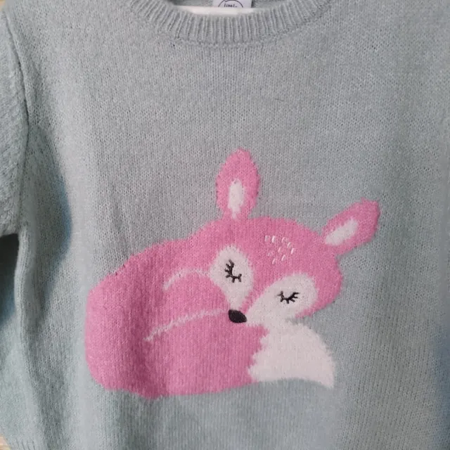 Jersey Pepco Niña Talla 4/5 Zorro Rosa