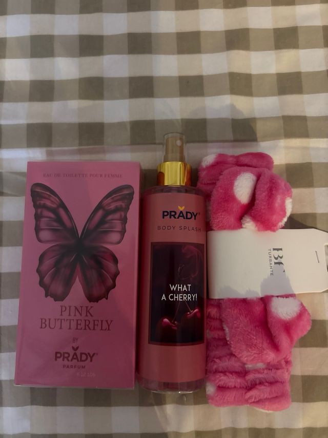 Pack Perfume y Body Splash Prady Rosa