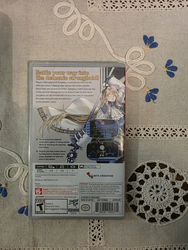 Bloodstained Curse of the Moon 2 Nintendo Switch