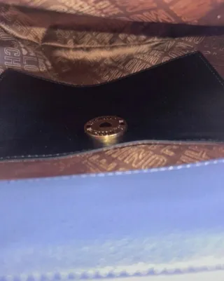 Bolso Love Moschino Azul y Dorado