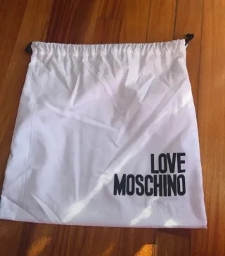 Bolso Love Moschino Azul y Dorado