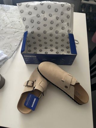 Birkenstock Boston Tam. 45 Bege