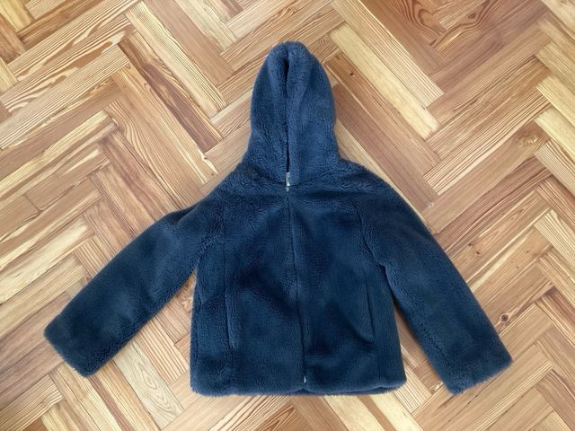 Abrigo pelo gris Brownie. Talla XS-S