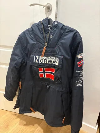 Abrigo Geographical Norway Azul