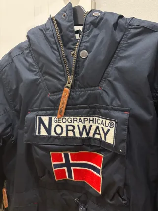 Abrigo Geographical Norway Azul