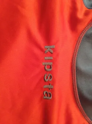 Camiseta térmica portero fútbol naranja