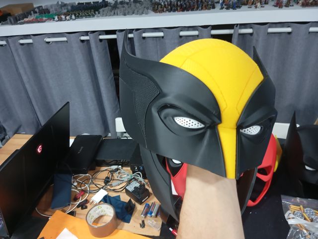 Casco Wolverine 3D Texturizado 1:1