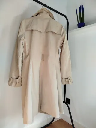 Gabardina Caramelo Talla 40 Beige