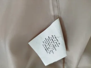 Gabardina Caramelo Talla 40 Beige