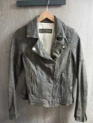 Cazadora motera Luxury Nation verde