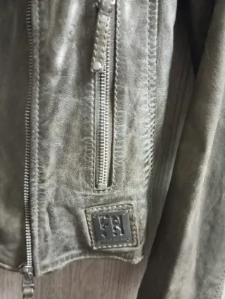 Cazadora motera Luxury Nation verde