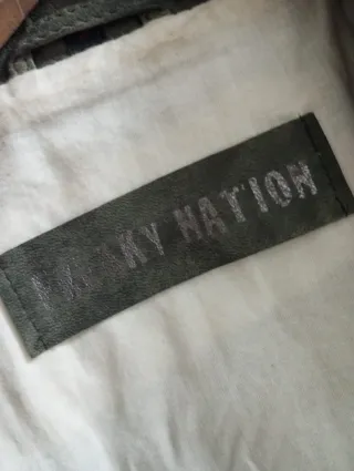 Cazadora motera Luxury Nation verde