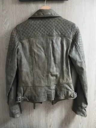 Cazadora motera Luxury Nation verde