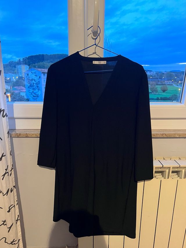 Vestido negro Mango talla M