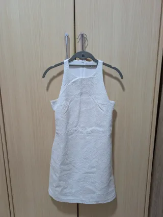 Vestido blanco corto Zara